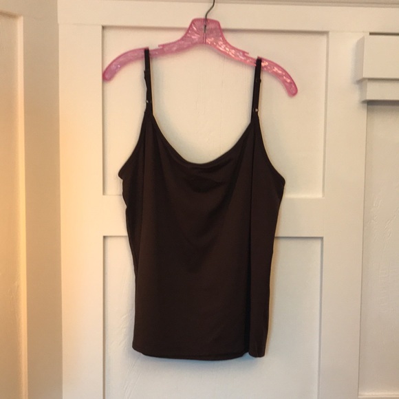 Dress barn Brown tank top - Picture 3 of 3